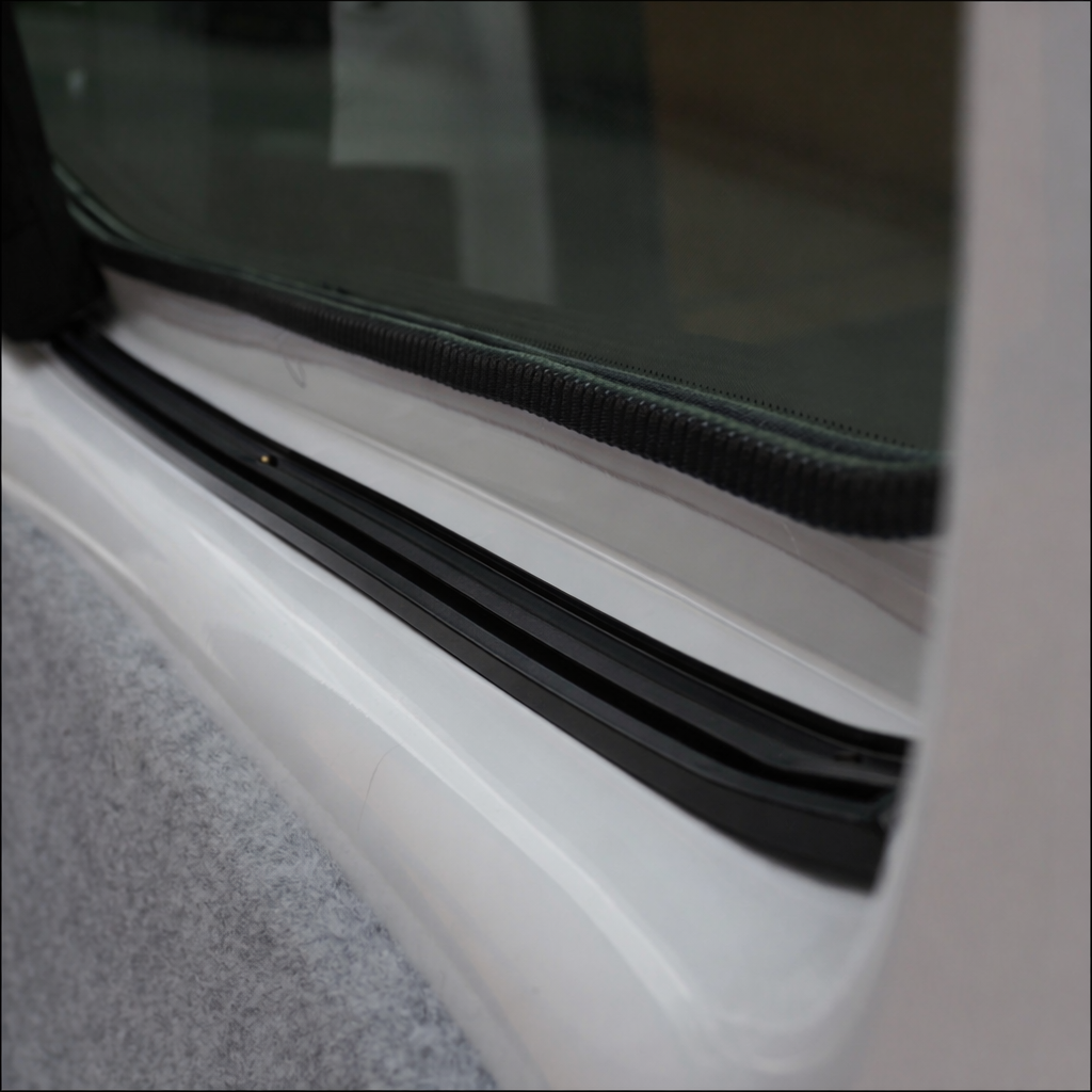 Rèile Cùirtearan Taobh Còmhnard Van-X – airson Pasgan Cùirtearan Van a chur nan àite no a bhith a’ cur rudan a bharrachd air