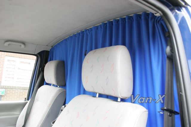 Citroën Relay Cab Divider Curtain Kit with Rail | Premium Quality Divider for Citroën Relay, Easy Install & Durable - Van-X