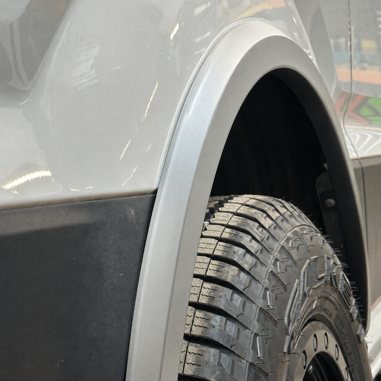 For VW New Crafter/MAN TGE Wheel Arch Trims - Silver 4 Piece Styling Kit | Van-X
