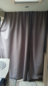 Vauxhall Movano Campervan & Motorhome Maxi-Cab Divider Curtain with Rail – Premium Privacy