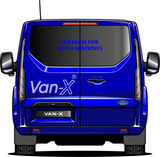 For New Shape Transit Custom Premium Window Curtains - Black/Black - CREATE YOUR OWN BUNDLE! Van-X