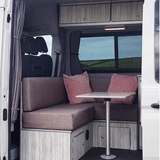 Fiat Ducato Premuim Window Curtains - Black/Grey - Custom Bundle Option | Van-X