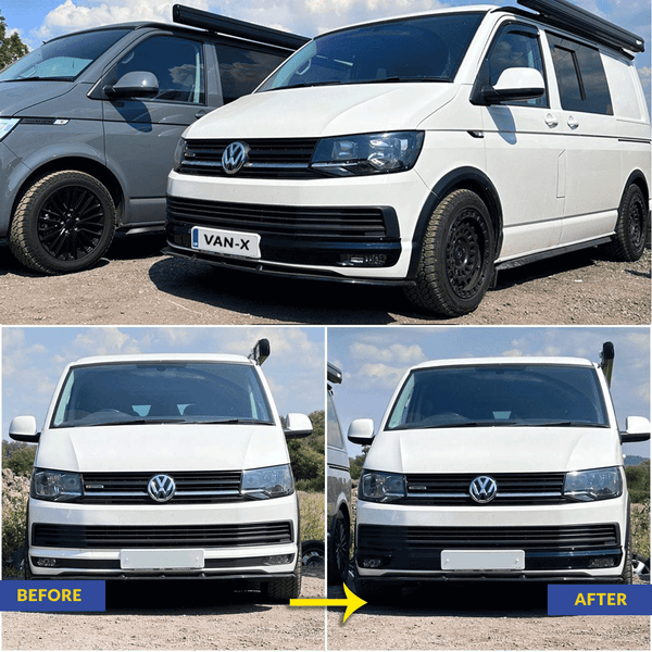 Airson Bampair VW T6 Highline a-mhàin, modailean California Beach agus Ocean, Caravelle, Grile Bampair VanX XL - Crìoch le inneach