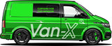 VW T6.1 Transporter Van Conversion Premium Curtains Van-X - Black/Blue - CREATE YOUR OWN BUNDLE! Van-X