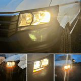 MAN TGE Head Light Guards- Hammerite Ultimate Matte Black