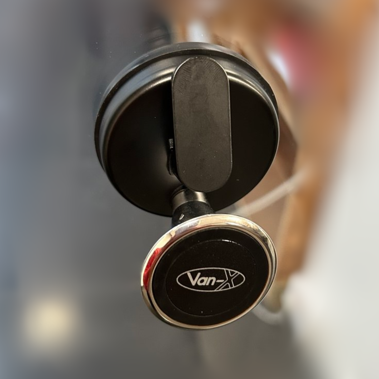 Van-X Universal Magnetic Suction Phone Holder – Car Mount for Smartphones & GPS Devices