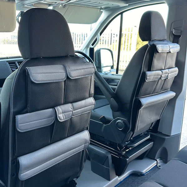 For VW Crafter / ManTGE, Van or  Campervan  Captain seats back Seat storage Organiser, Van-x premium