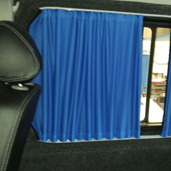 VW T4 Transporter Van Conversion Premium Curtains - Black/Blue - CREATE YOUR OWN BUNDLE! Van-X