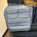 VW T4 Transporter Campervan Singilte / Caiptean Seat Leatherette Back Seat Eagraiche Stòradh