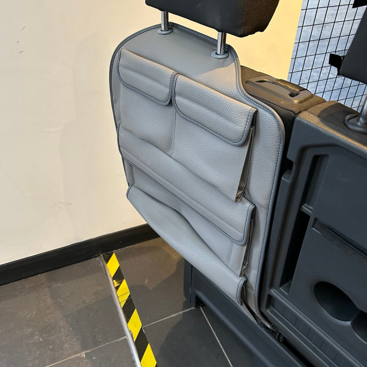 New Crafter Seat Organiser Bundle – Dark Grey, Durable Storage Solution for Volkswagen Crafter New Shape