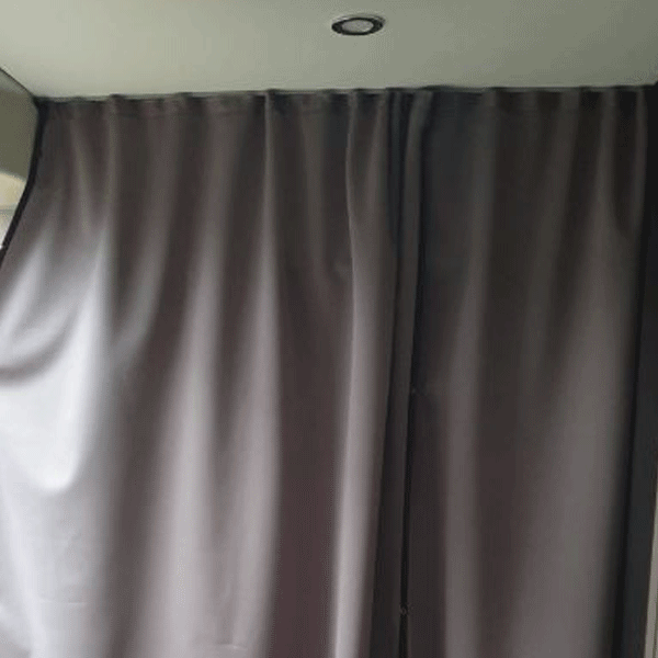 Vauxhall Movano Motorhome, Campervan, Maxi-Cab Divider Premium Curtain With Rail