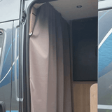 MAN TGE / New Crafter Campervan & Motorhome Maxi-Cab Divider Curtain with Rail – Premium Privacy