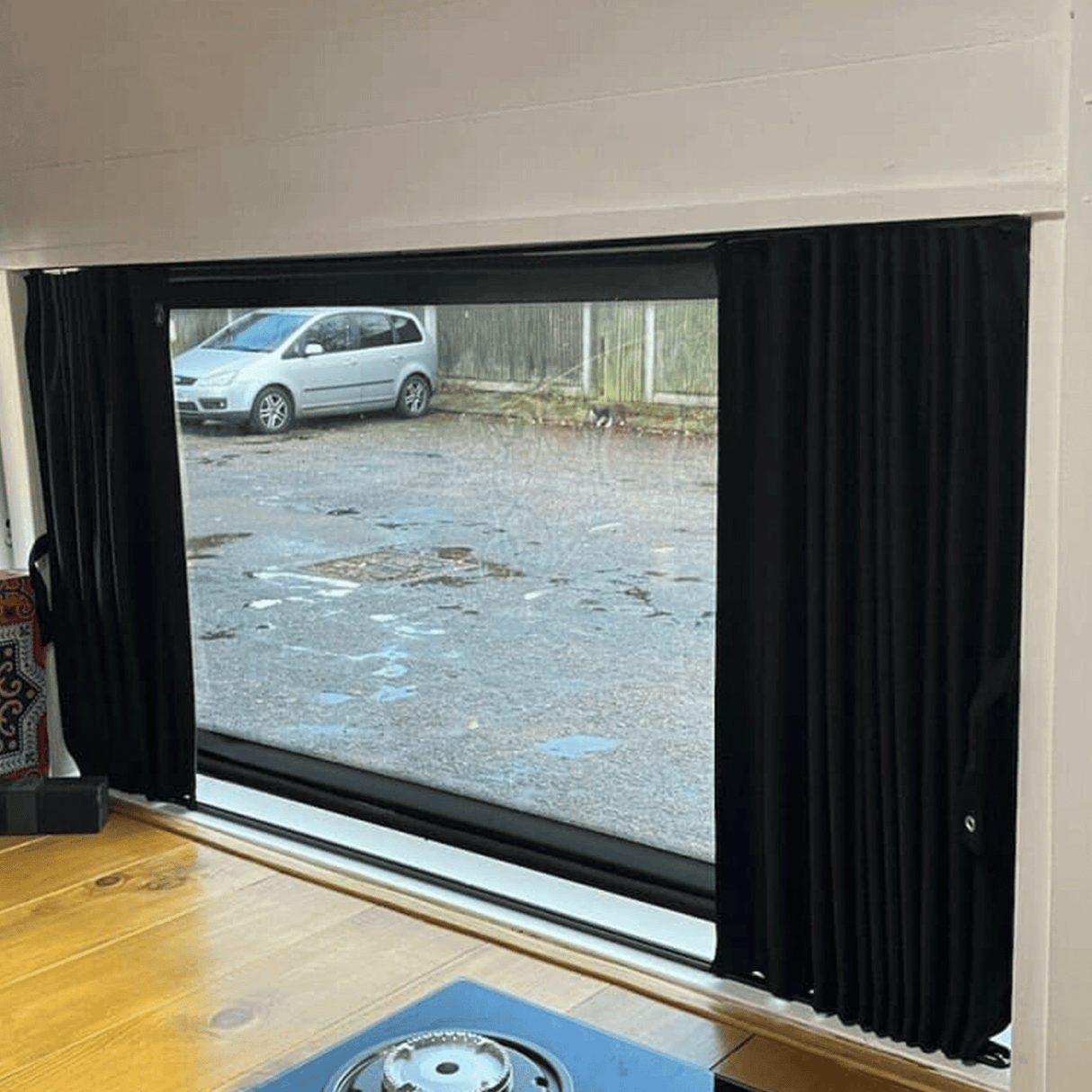 Vauxhall Movano Premium Window Curtains - Black/Black - CREATE YOUR OWN BUNDLE! Van-X