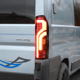 Fiat Ducato full LED Rear Lights Cluster, Tailight, Rear Light Unit, Replacement Smoked Light, Ram ProMaster Van-X, NEW