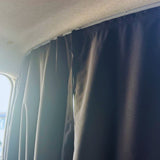 VW T5,T5.1 Transporter Cab Divider Curtain Kit with Rail | Premium Quality Divider for T5,T5.1 Van, Easy Install & Durable - Van-X