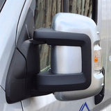 For Peugeot Boxer (2007-2024) Wing Mirror Cap/Covers (Set of 2) - Silver | Van-X