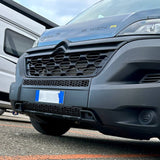 For Fiat Ducato / Ram ProMaster Front Honeycomb Bumper Grille Bundle 2pcs - Matte Black | Van-X
