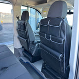 VW T4 Transporter Campervan Singilte / Caiptean Seat Leatherette Back Seat Eagraiche Stòradh