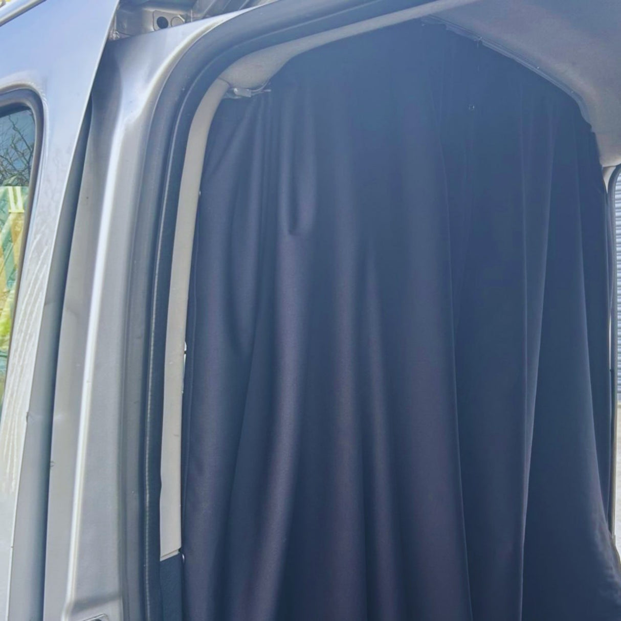 For Vauxhall Movano Campervan & Motorhome Cab Divider Curtain with Rail