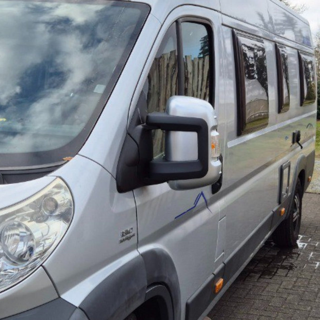 Airson Vauxhall Movano (2007-2024) Caip/Còmhdaichean Sgàthan Sgiath (Seata de 2) - Airgead | Van-X