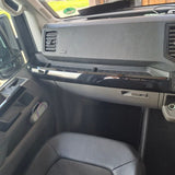 For MAN TGE RHD Lower Dash Styling Trims - Gloss Black (Set of 6) | Van-X