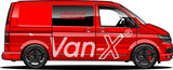 VW Caddy Van Conversion Premium Window Curtains - Black/Black - CREATE YOUR OWN BUNDLE! Van-X