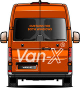 Vauxhall Movano Premium Window Curtains - Black/Blue - CREATE YOUR OWN BUNDLE! Van-X