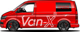 VW Caddy Van Conversion Premium Window Curtains - Black/Blue - CREATE YOUR OWN BUNDLE! Van-X