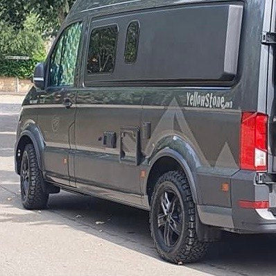 For VW New Crafter / MAN TGE Wheel Arch Trim - Textured | Van-X
