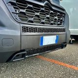 For Fiat Ducato / Ram ProMaster Front Honeycomb Bumper Grille Bundle 2pcs - Matte Black | Van-X