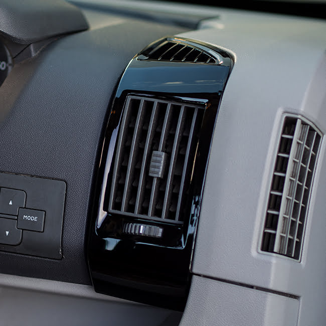 Dashboard Air Vent (BLACK) for Fiat Ducato, Peugeot Boxer & Citroen Relay-20049
