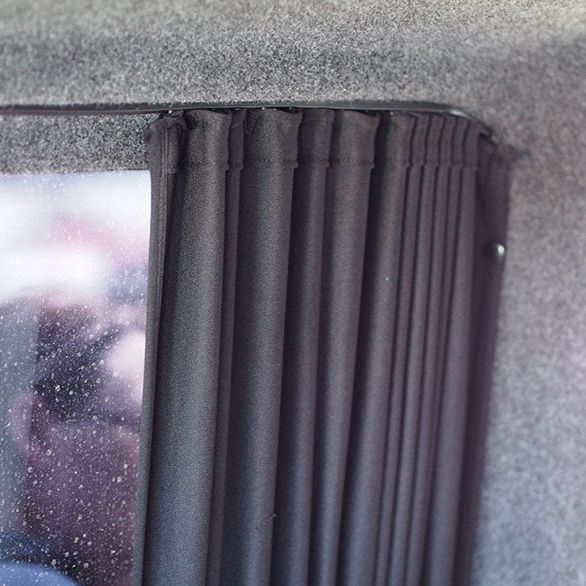 VW T6 Transporter Van Conversion Premium Curtains - Black/Grey - CREATE YOUR OWN BUNDLE! Van-X