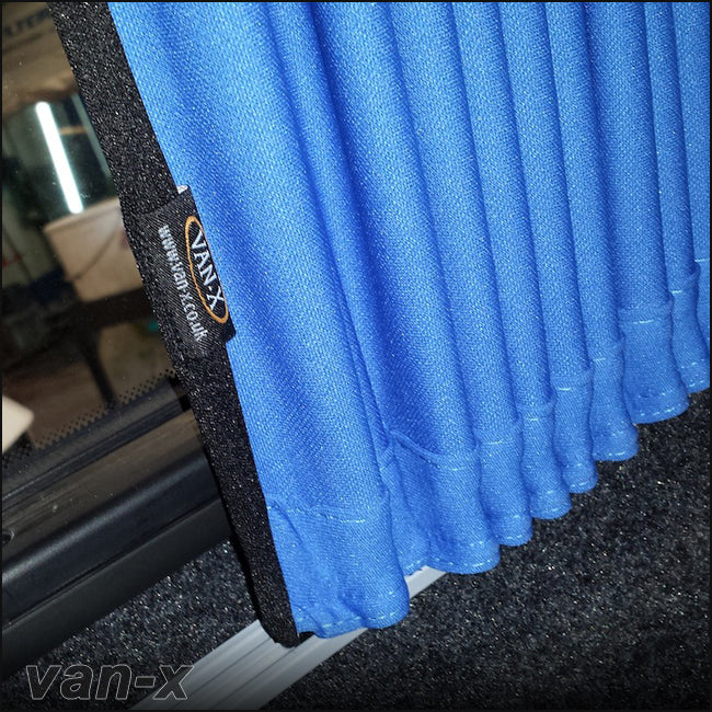 VW T6 Transporter Van Conversion Premium Curtains - Black/Blue - CREATE YOUR OWN BUNDLE! Van-X