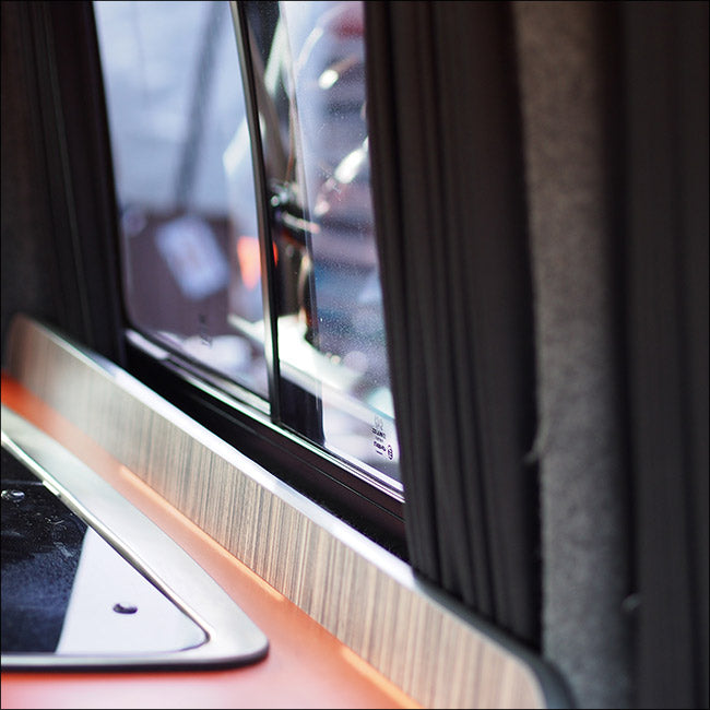Vauxhall Vivaro Premium Window Curtains - Black/Black - CREATE YOUR OWN BUNDLE! Van-X