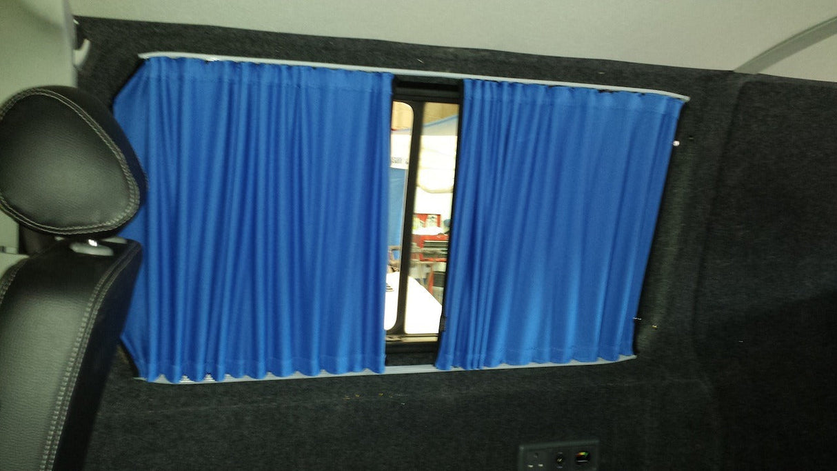 New Vauxhall Vivaro Premuim Window Curtains - Black/Blue - CREATE YOUR OWN BUNDLE! Van-X