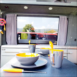 For Ford Transit MK7 Premium Window Curtains - Black/Grey - CREATE YOUR OWN BUNDLE! Van-X