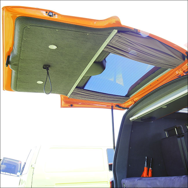 VW T3 Premium Window Curtains - Black/Grey - CREATE YOUR OWN BUNDLE! Van-X