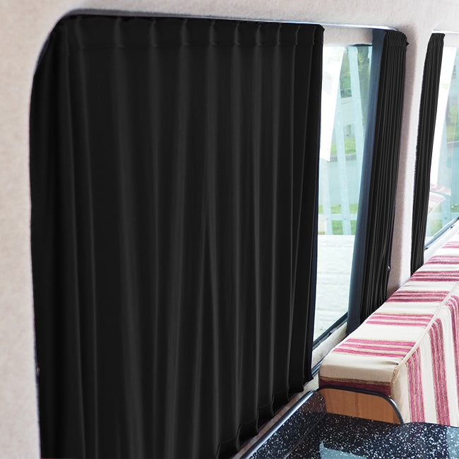 VW Crafter Premium Window Curtains - Black/Black - CREATE YOUR OWN BUNDLE! Van-X