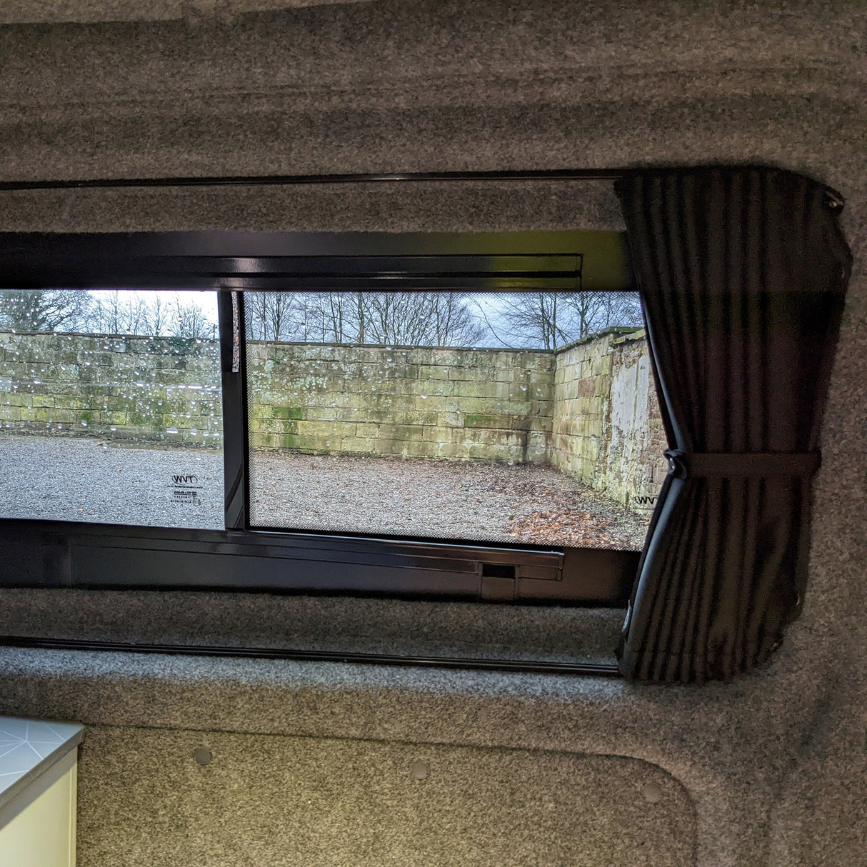 For New Shape Transit Custom Premium Window Curtains - Black/Black - CREATE YOUR OWN BUNDLE! Van-X