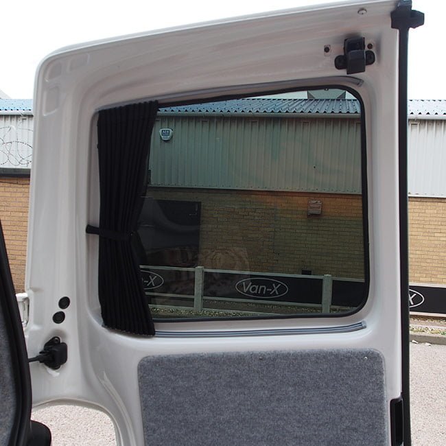 Vauxhall Movano Premuim Window Curtains - Black/Black - Custom Bundle Option | Van-X