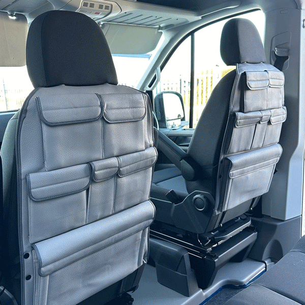 For VW Crafter / ManTGE,  Captain seats Van or Campervan back Seat storage Organiser, Van-x premium