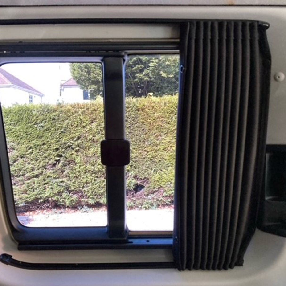 VW Caddy Van Conversion Premium Window Curtains - Black/Black - CREATE YOUR OWN BUNDLE! Van-X