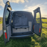 VW Caddy Van Conversion Premium Window Curtains - Black/Grey - CREATE YOUR OWN BUNDLE! Van-X