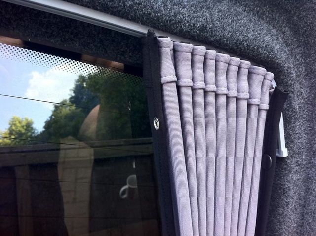 For Ford Transit MK7 Premium Window Curtains - Black/Grey - CREATE YOUR OWN BUNDLE! Van-X