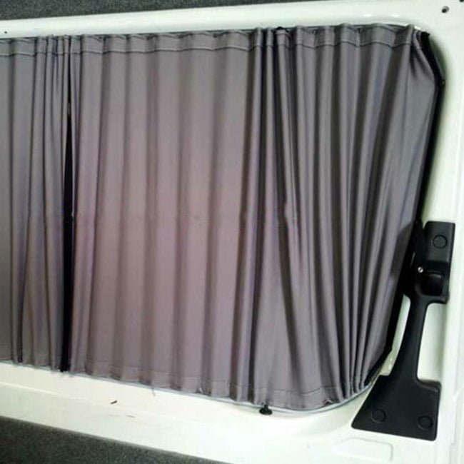 VW Crafter Premium Window Curtains - Black/Grey - CREATE YOUR OWN BUNDLE! Van-X