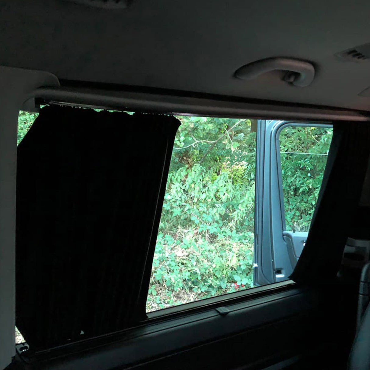 VW T6 Caravelle / Shuttle Premium Window Curtains- Black/Black - CREATE YOUR OWN BUNDLE! Van-X