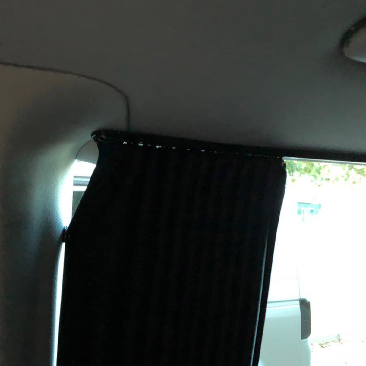 VW T6 Caravelle / Shuttle Premium Window Curtains- Black/Black - CREATE YOUR OWN BUNDLE! Van-X