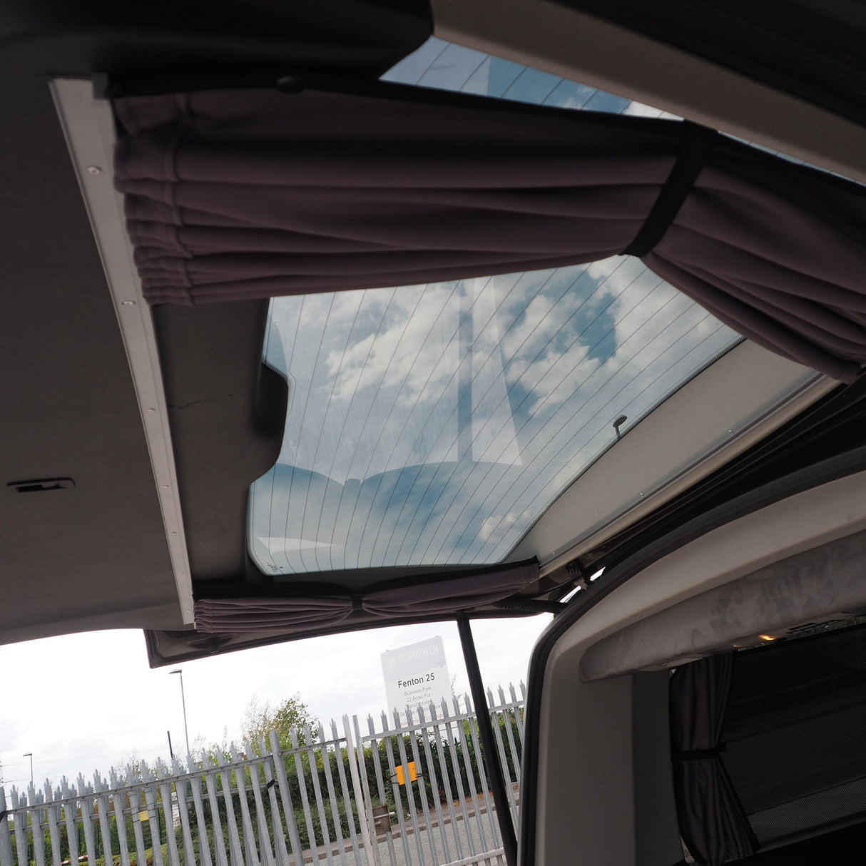 VW T4 Caravelle / Shuttle Premium Window Curtains - Black/Grey - CREATE YOUR OWN BUNDLE! Van-X