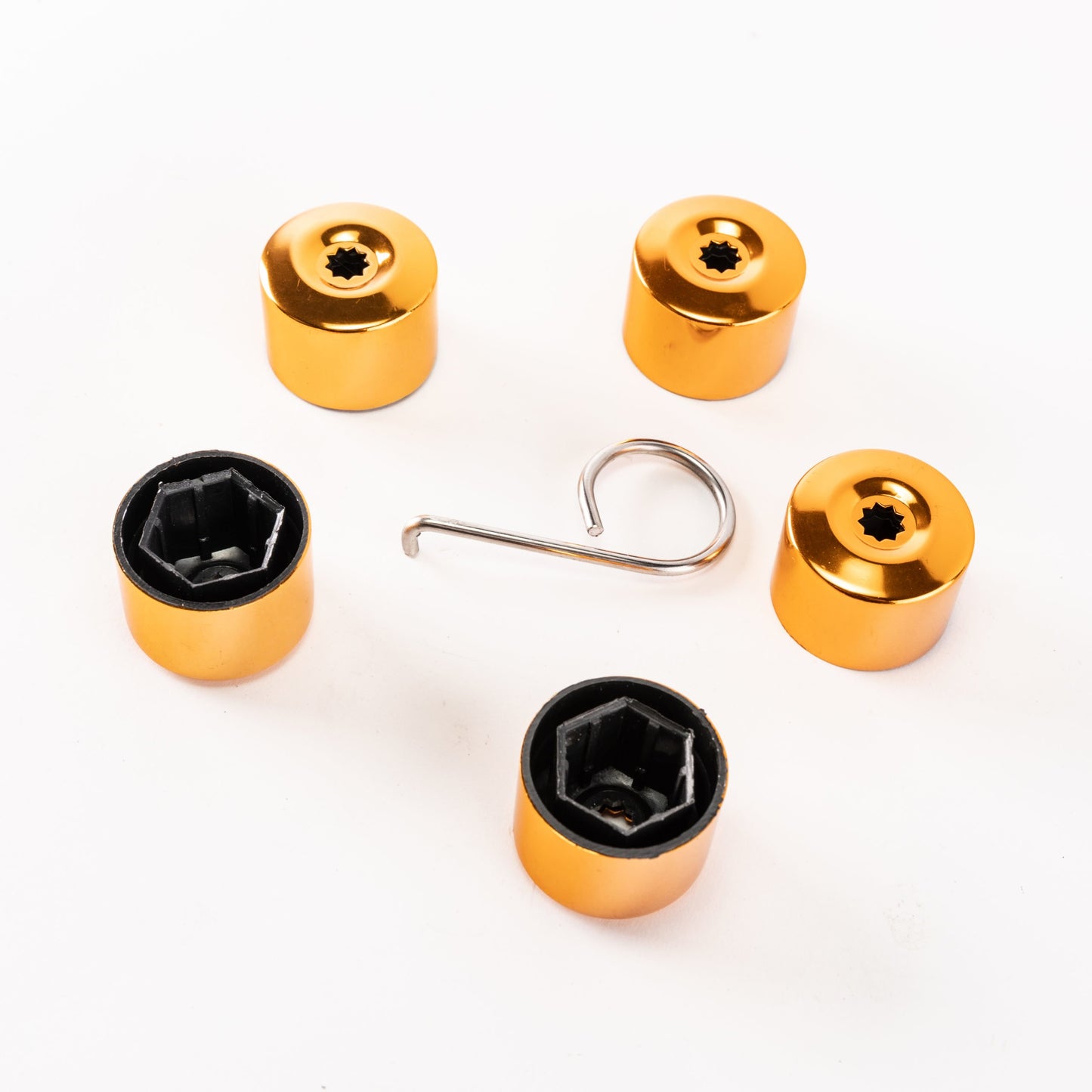 VAN-X Gold Protective Wheel Nut / Bolt Covers 17Mm (Set of 20) 2 - CD-G222
