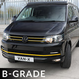 VW T5.1 Transporter ÙR Front Bumper T5-X Ùrachadh stoidhle aghaidh (B-Ìre) Air a pheantadh agus deiseil airson a dhol a-steach do 3 roghainnean dath